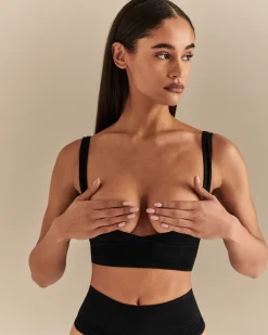 Hot Chrome Bralet Woemn Triangles & Wireless