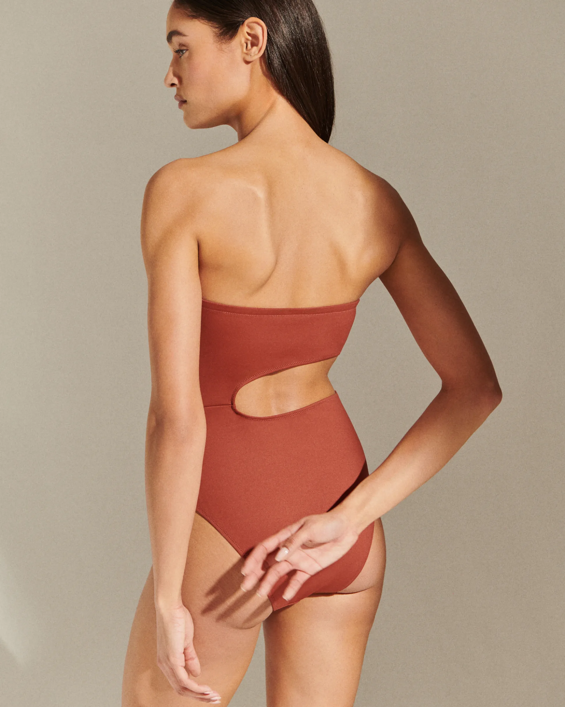 Best Sale Key West One Piece stone Woemn 1 Piece Swimsuit